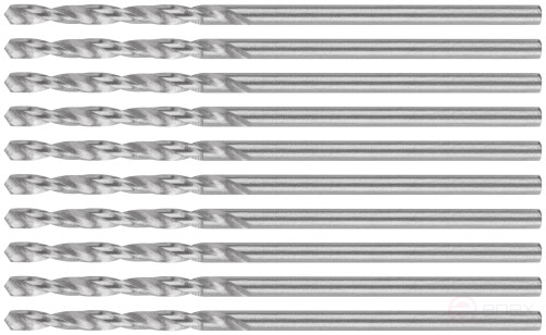 HSS ground metal drills, 135° sharpening angle, 1.5 x 43 mm (10 pcs.)