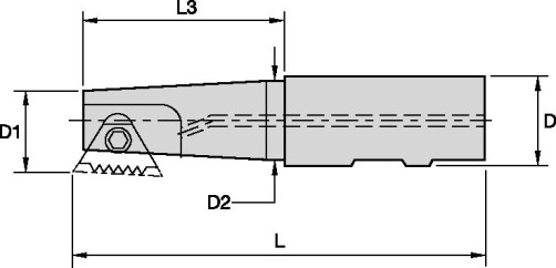 Фреза 15X1R022B16STN16T