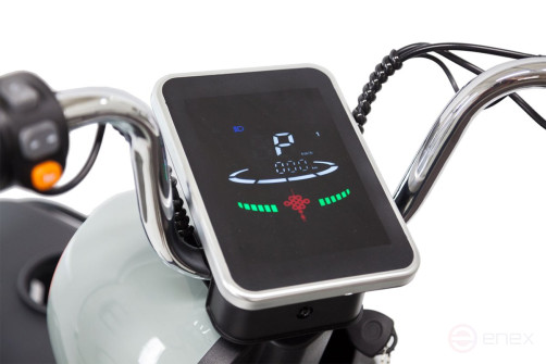 Electric tricycle Rutrike Gelbert Beta 48V/60V 800W, silver-white