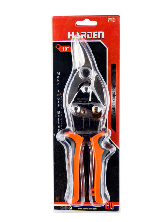 Metal scissors, 254 mm, right, two-component handle// HARDEN