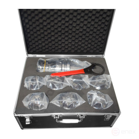 Патрон резьбонарезной BT50 М24-М42 с набором головок 7шт GT42 Beltools