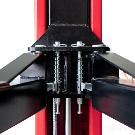 Electrohydraulic lift 4t 110-1900mm 2-rack 380V top.synchron. (manual descent) GTE