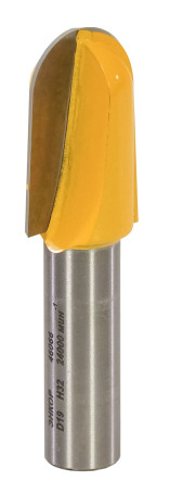Grooved milling cutter F19X32 mm R9.5 mm, shank 12 mm