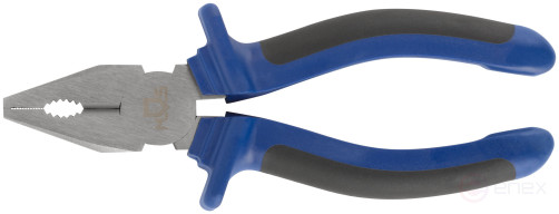 Combination pliers "One" two-tone rubberized handles, polished steel 160 mm