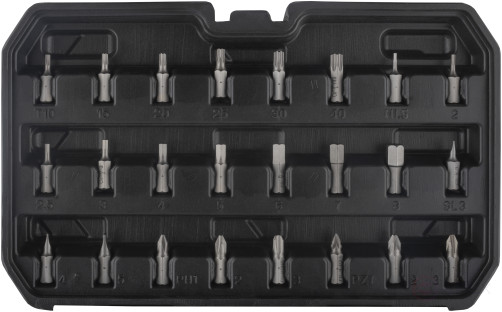 Set of socket heads 52pr. 1/4 DR BERIL