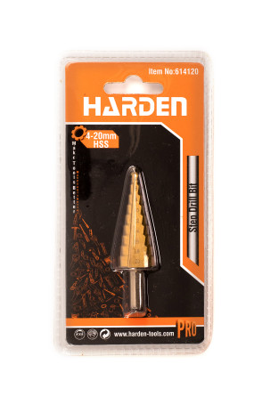 Step drill for metal 4-20 mm HSS // HARDEN