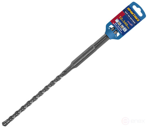 Drill bit SDS-MAX PRACTICE 12 x 200/340 mm, QUADRO, Expert series, for concrete (647-802)