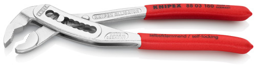 KNIPEX ALLIGATOR® клещи переставные, 42 мм (1 1/2"), под ключ 36 мм, L-180 мм, хром, 1-к ручки