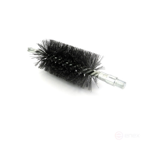 Ruff D58 reinforced with a ring, pile steel 0.30, M12 thread fit (14-358), brush for cleaning holes, heat exchanger, pipes, boilers, chimney