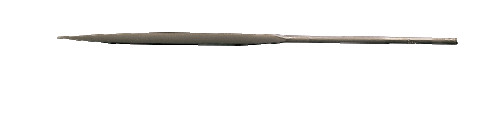 Надфиль двойной полукруглый без ручки, 160 мм, насечка бархатная