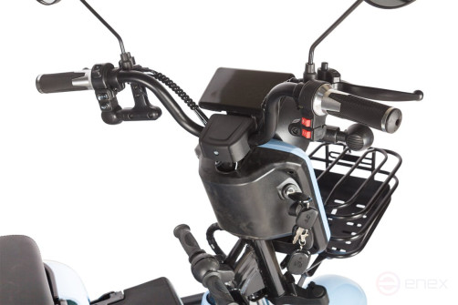 Electric tricycle Rutrike Gelbert Vega 48V/60V 600W, purple