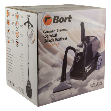 BORT Comfort+ Clothes steamer (Black Edition)