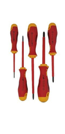 Felo Ergonic Dielectric Screwdriver Set with Voltage Tester 6 pcs 41396398