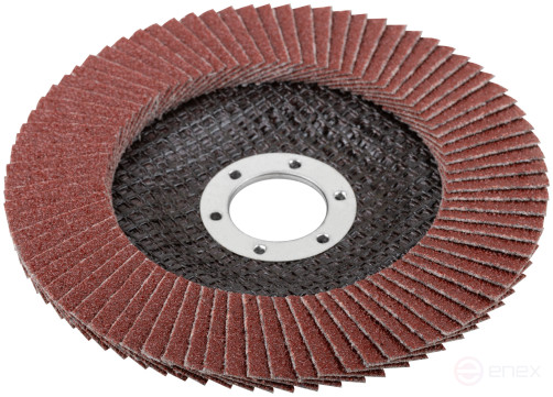 Круг лепестковый торцевой плоский 125 мм, P 80