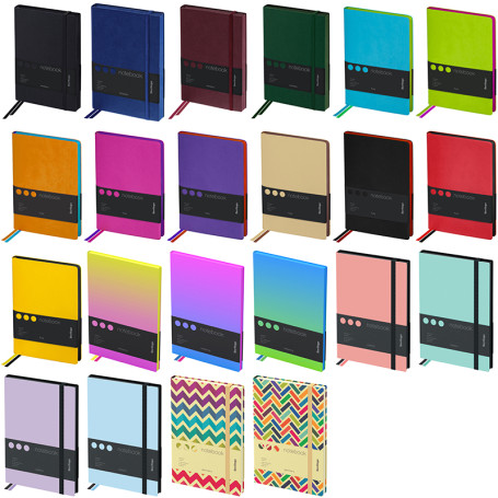 Notebooks A5 Berlingo, "Fuze", "Geometry", MIX