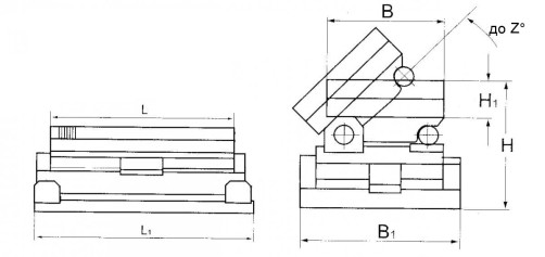 Single-turn magnetic sine plate with manual switching 1C 7208-0011