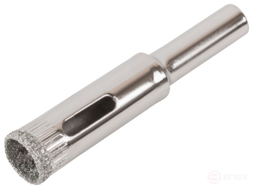 Коронка кольцевая по кафелю и стеклу алмазная 10х50 мм