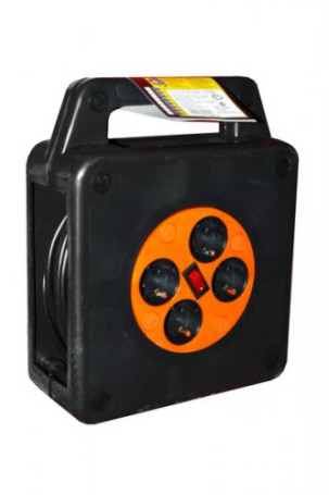 Удлинитель электрический силовой кат- чемодан 40м 4роз ЭНКОР