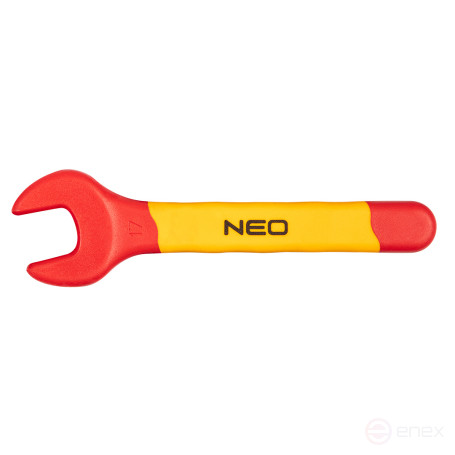 Ключ с открытым зевом, односторонний 17мм 1000V