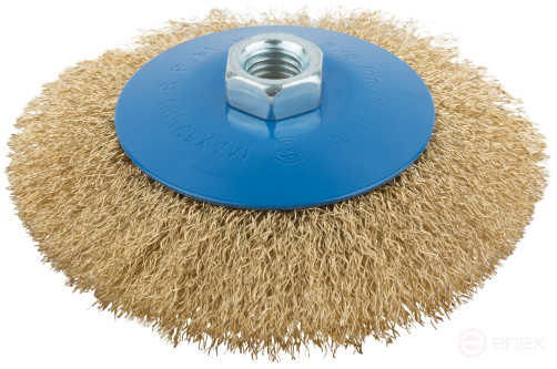 Cornice, type "wheel" with tilt, nut M14, steel wavy latuned wire 125 mm