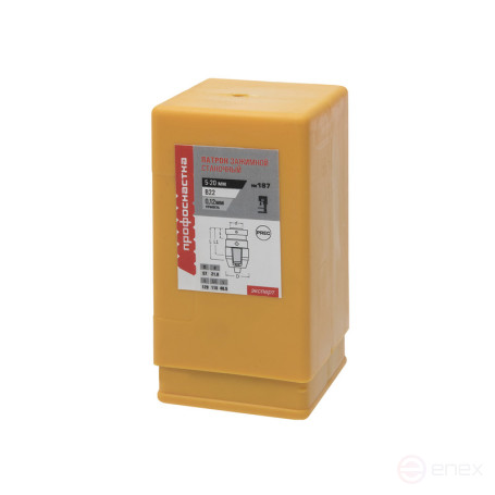 Патрон 187 Эксперт Станочный самозажимной 5-20 мм B22 HIGH PREC 0,05 пласт бокс, 1/20