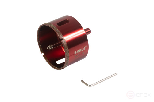 Коронка по керамике алмазная с центр.сверлом Skole 40 K15 040092