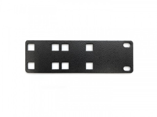 PMV1-RAL9005 Bracket for mounting 19-inch and vertical equipment on the side of racks (2 pcs. included)