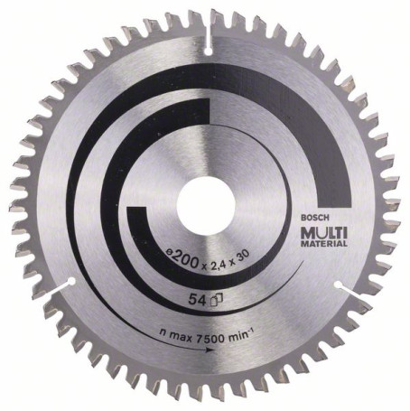 Multi Material saw blade 200 x 30 x 2.4 mm; 54