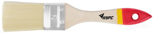 Кисть флейцевая "Модерн", иск. щетина, деревянная ручка 1,5" (38 мм)