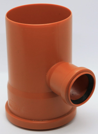 External tee 110 by 50 mm 90 (87.5) degrees Flextron