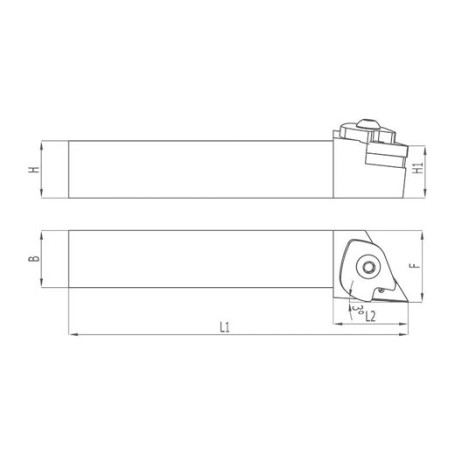 Heikenei Ckjnr Knux 11/1604 Holder for external turning HEI.1038800