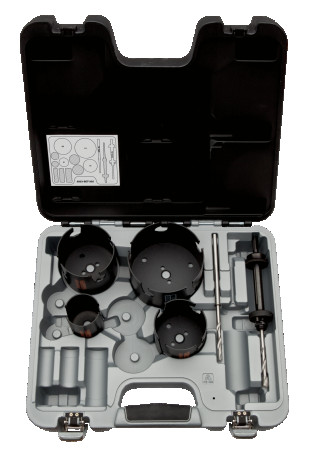 A set of Superior™ ring saws for various building structures 51 – 111 mm — 7 pcs.