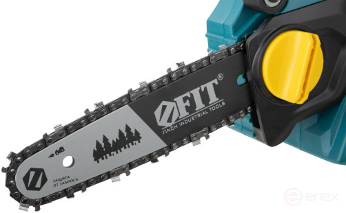 Пила цепная; Бесщеточный; 20В; 7,5 м/сек; 150 (6"), 145 мм, 36, 40 мл, рез. накл.; коробка