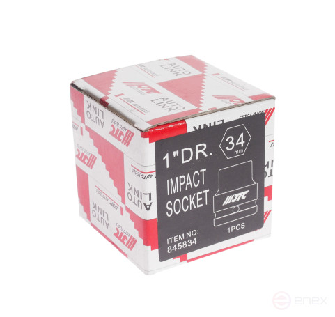 Головка торцевая 1" 34мм ударная L=62мм JTC
