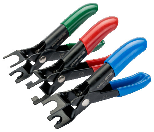 Forceps for disconnecting fuel lines Ø 18.5 mm