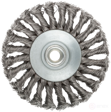 Corkscrew, type "wheel" with tilt, nut M14, steel twisted wire 125 mm