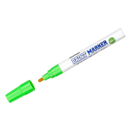 Marker-Munhwa green paint, 4.5mm, "Neon", nitro base