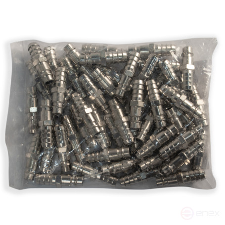 Fitting Papa Christmas tree d.12mm M, nickel-plated steel, 50 pcs