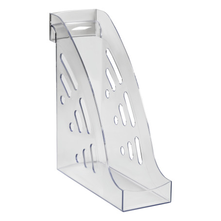 Paper tray vertical STAMM "Expert", transparent, width 95mm