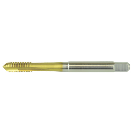 Machine tap for through holes M6x1 mm DIN371 HSSE-TiN