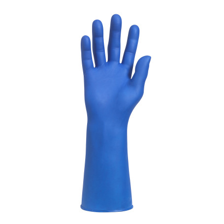 KleenGuard® G29 Solvent-resistant gloves - 29.5 cm, single design for both hands / Blue /M (10 boxes x 50 pcs.)