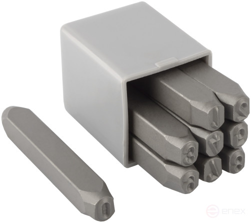 Набор клейм цифровых 6мм (стальные) BERIL