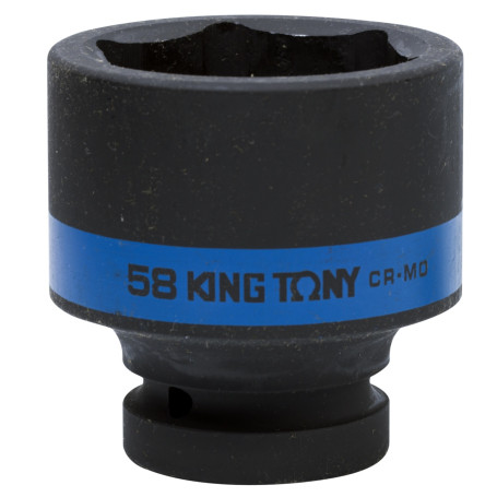 Головка торцевая ударная шестигранная 1", 58 мм KING TONY 853558M