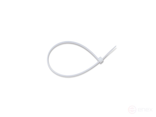 Стяжка нейлоновая, бел. 2,5*100 mm Ripo (упак. 100 шт.)