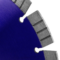Diamond segment disc Messer FB/ZZ. The diameter is 350 mm.