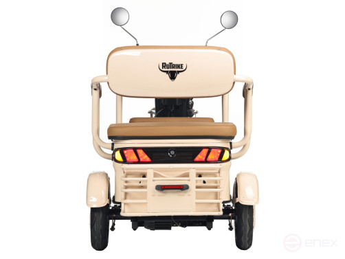 Electric tricycle Rutrike Gelbert Atlas 48V/60V 600W, beige