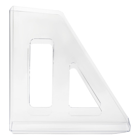 Paper tray vertical STAMP "Asset", transparent, width 70mm