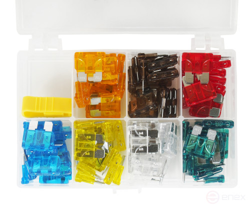 Предохранитель 5-30А плоский 106шт. в боксе JTC