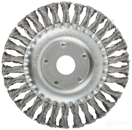 Corkscrew, "wheel" type, seat diameter 22.2 mm, 150 mm twisted steel wire