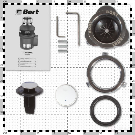 Измельчитель пищевых отходов BORT TITAN 9000